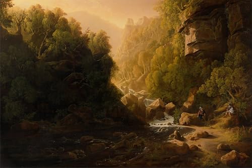 Affiches et impressions sur le torrent de montagne Danby grand format 60x90cm