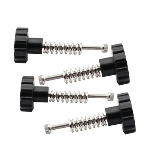 4-20pcs DIY Leveling Modules 3D Printer Heatbed Leveling Kit Adjustment Nut Springs M3 Screw For Mega 3D Printer Parts(Silvery Kit)