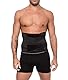 Channo Lendenwirbelgürtel - Premium Rückenstütze für den unteren Rücken - Robuster Gürtel mit Doppelklett - Ideal bei Lumbago und Ischias - Packung mit 1, Schwarz, XXL/3XL