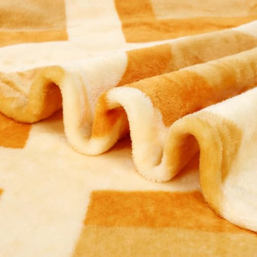 Image of Bnuitland Waffle Funny Blanket, 300 GSM Double Sided Giant Funny Novelty Realistic Food Blanket for Adults and Kids, Super Soft Flannel Throw
