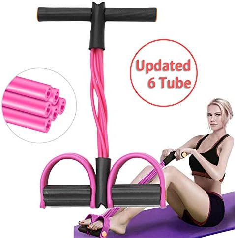 Autbye Multi-Function Tension Rope Band & Pedal Puller Resistance Band, Elastic Pull Rope Fitness for Abdomen/Waist/Arm/Yoga Stretching Slimming Training,for Home Gym Equipment