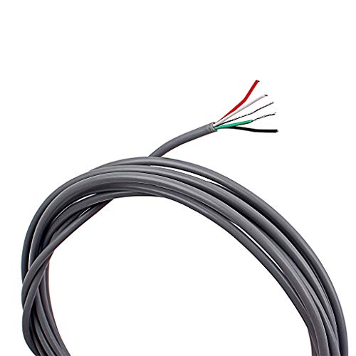 Câble de raccordement pour circuit de guitare 4 conducteurs gris pour câblage interne