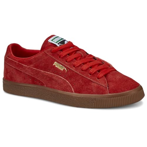 PUMA PUMA Mens Suede VTG Hairy Suede Lace Up Sneakers Shoes Casual - Red - Size 9.5 M