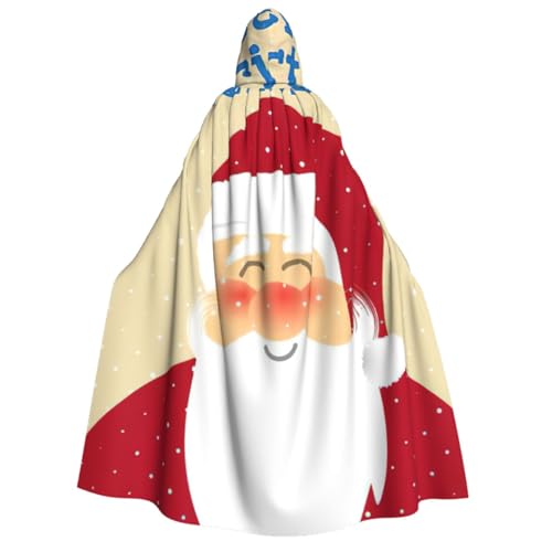 Cape à capuche Noël magique 150 cm pour fêter ensemble