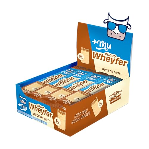 +Mu Chocowheyfer Proteico Sabor Doce de Leite - Display 12 unidades 25g