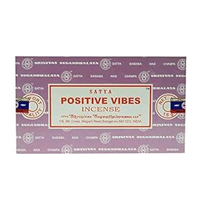 Satya Nag Champa Positive Vibes Incense Sticks, 12 Count Satya Nag Champa Positive Vibes Incense Sticks 12 Count