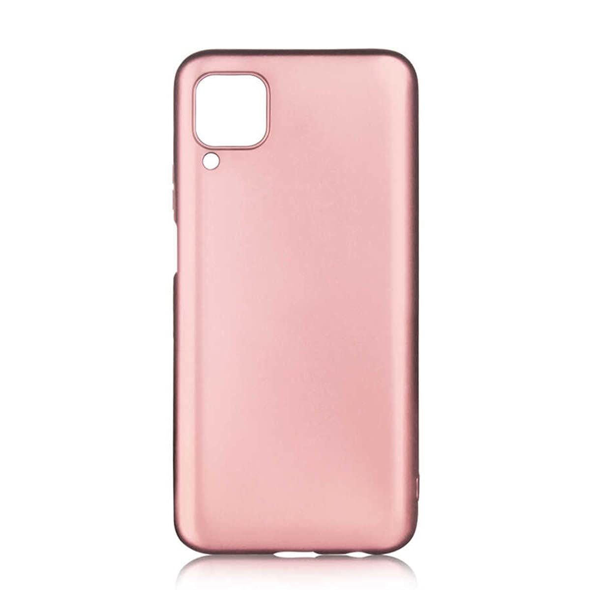 Zore Huawei ile uyumlu P40 Lite Kılıf Premier Silikon Kapak Rose Gold
