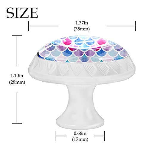 Boutons de commode ronds style sirène poignées décoratives de cuisine de qualité - 5