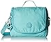 Kipling Kichirou Insulated Lunch Bag, Removable, Adjustable Crossbody Strap, Zip Closure, Fresh Teal Tonal