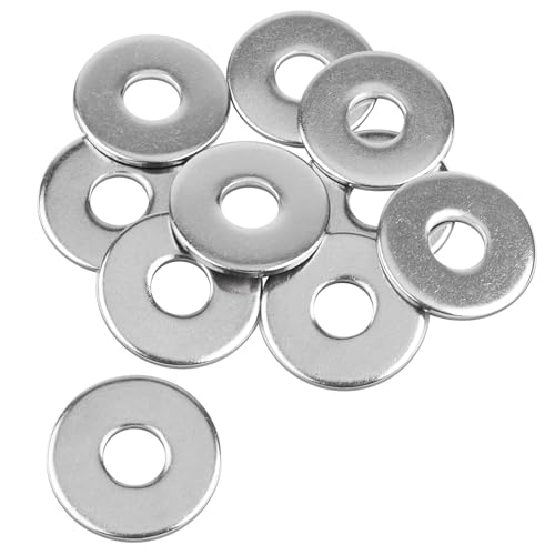 Caianwin M12 Washers 10Pcs, M12 x 37mm Flat Washers 304 Stainless Steel Washers for m12 Screws Bolts & Nuts