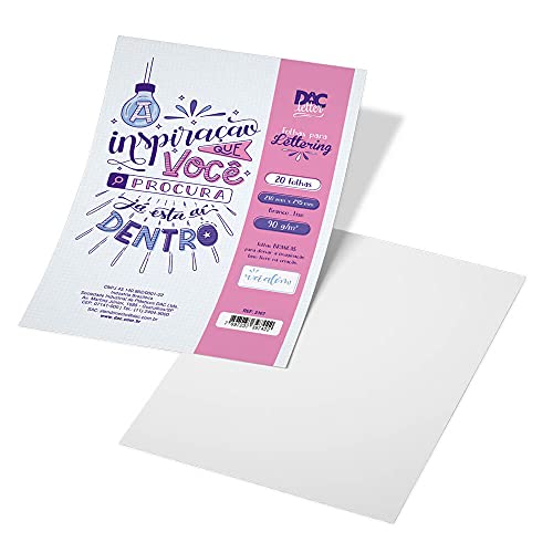 Prancheta Para Desenhos Plastificada e Decorada - DAC Letter 3590