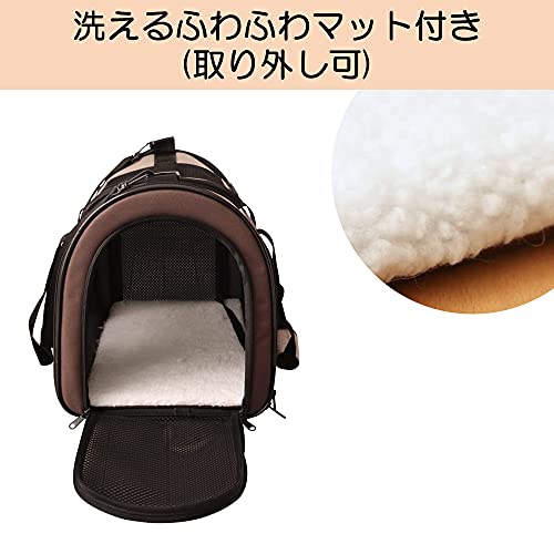 最安値 アイリスオーヤマ 折りたたみソフトキャリー ブラウン S サイズの価格比較