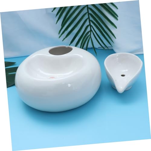 Fuente automática para beber gatos Balacoo blanco miniatura 3