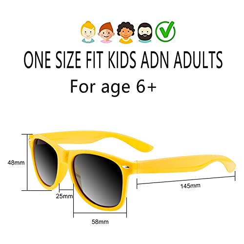 Image of TUPARKA 12 Pack Kids Sunglasses in Bulk Kids School Party Goody Bag Fillers for Birthday Party Beach Pool Party