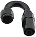 Fragola 231806-BL Pro-Flow Black Size (-6) 180° Hose Fitting