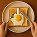 Funny Middle Finger Egg Mold, Nonstick Middle Finger Egg Rings, Unique Shaped Eggs Fired Mold, DIY Breakfast Cooking Mold for Camping Indoor Breakfast Sandwich Burger (All)