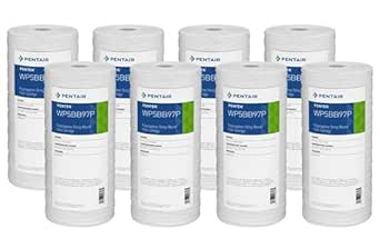 Pentek CW-MF 30 Micron String Wound Water Sediment Filter Lot Of 8 & Housing | Bullseye - View #11