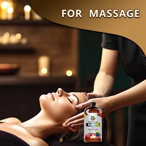 Image of Fresh Apple Essential Oil for Diffuser Massage, Apple Oil 16 fl oz