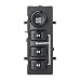 4WD Transfer Case Selector Switch, 4x4 Wheel Drive Switch with Auto 4WD Button Fits Cadillac Escalade Chevolet Avalanche Silverado Suburban Tahoe GMC Sierra Yukon, Replaces 15136039, 15164520, 901-072