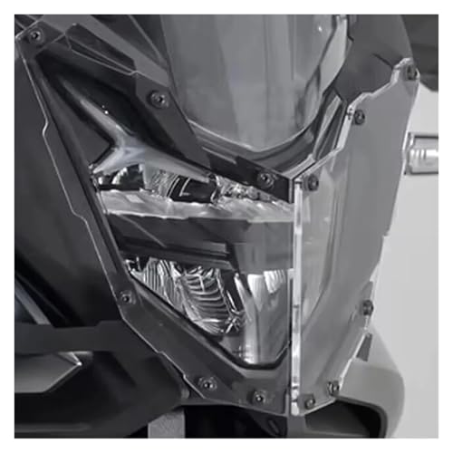 Couvercle protection phare XL750 Transalp grille en maille noire anti-projections - 4