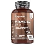 WeightWorld Vitamin K2 MK7-365 vegane Tabletten - 200µg je Tablette