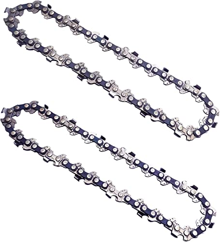 Chaînes de scie à chaîne portable rechargeable 4 pouces,Étape 1/4",Épaisseur 0.043"/1.1mm,Numéro de chaîne 28DL,Longueur de coupe utile 10cm,Pour le travail du bois Couper Cover