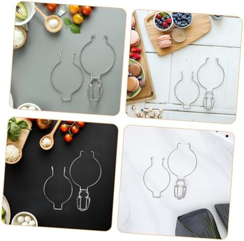 NUOBESTY 6 adet parçalı paslanmaz çelik tel kelepçe, konserve kavanozları için, paslanmaz metal kilit, tokalar, hava geçirmez mühürleme ve güvenli tutuş için uzun ömürlü yedek askı - Görsel 3