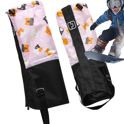 Generisch Polainas de nieve para niños, polainas de nieve impermeables para niños caminatas - protección ajustable para acampar jardín senderismo caza trekking al aire libre niñas