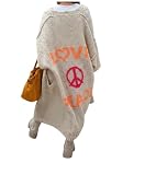 MAICOSY Women's Love Peace Graphic Oversized...