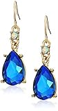 Betsey Johnson Jewelry Women's Stone Drop Earrings, Blue, One Size