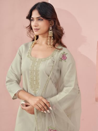 Image of Womanista Farshi Salwar Suit for Women| Farsi Kurta Set with Dupatta