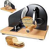 keabys Bread Slicer for Homemade Sourdough Bread,Manual Slicer Making Tools,Adjustable Thickness Bread Cutter with Hand Crank for Sandwich with Scale Line & & Suction Base,Sharp Stainless Steel Blade