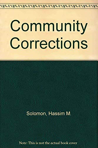 Community corrections (Holbrook Press criminal ... 0205049966 Book Cover