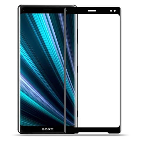 BNBUKLTD® Compatible for Sony Xperia XZ3 Tempered Glass Screen Protector Full Coverage Cover