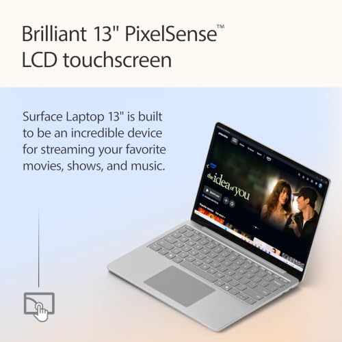 Image of Microsoft Surface Laptop, 13-inch | Snapdragon X Plus (8 Core) | 8GB RAM | 256GB UFS | Platinum | Windows 11 | Model (1st Edition)