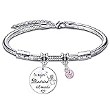 LUODAN Pulseras Madrina Regalos Madrina Pulsera,La mejor Madrina Regalo Bautizo Detalles Bautizo,Regalos Pulsera Cumpleaños para madrina,Regalos Navidad (1)