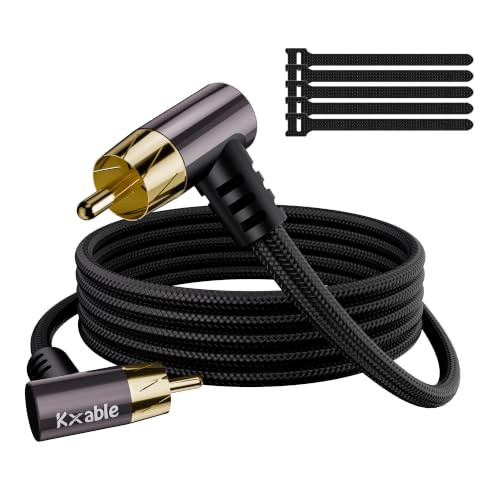 Cable coaxial RCA de 25 pies doble blindado para audio digital de alta fidelidad y Smart TV