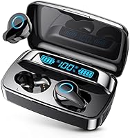 NIPELL Wireless Earbuds, Bluetooth 5.2 Headphones with 1800mAh Charging Case - 88Hrs Play Time - Cell Phones Charging...
