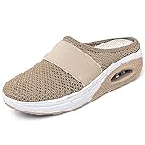 Eogrokerr Pantofole morbide per donne signore, sandali ortopedici a rete con cuscino d