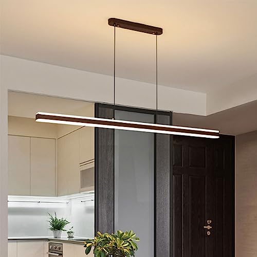 Lustre LED minimaliste en forme de branche avec éclairage suspendu à intensité variable - 3