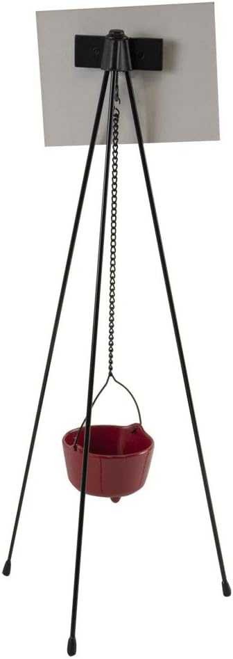 Byers' Choice Red Kettle with Tripod #430KE