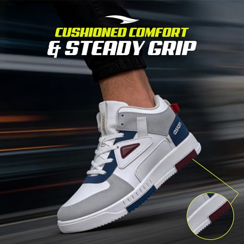 Image of ASIAN Men's TARZAN-11 Casual Sneaker Shoes with Synthetic Upper Lightweight Comfortable Mid Top Sneaker Shoes for Men's & Boy's