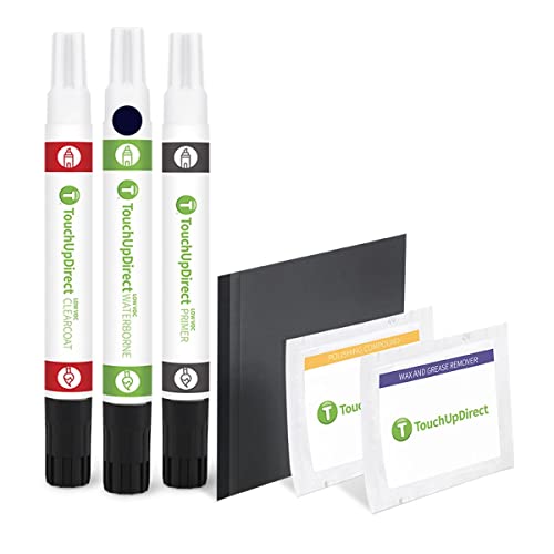 TouchUpDirect A89 Imperial Blue Pearl Compatible With BMW Exact Match Touch Up Paint Combo - Platinum Kit