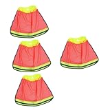 jojofuny 4 Piezas Accesorios para Cascos Sombra De para Pleno Sol Cubierta De La Visera del Casco Cubierta del Cuello del Casco Parasol para El Cuello Protector Solar Casco Paño Orange