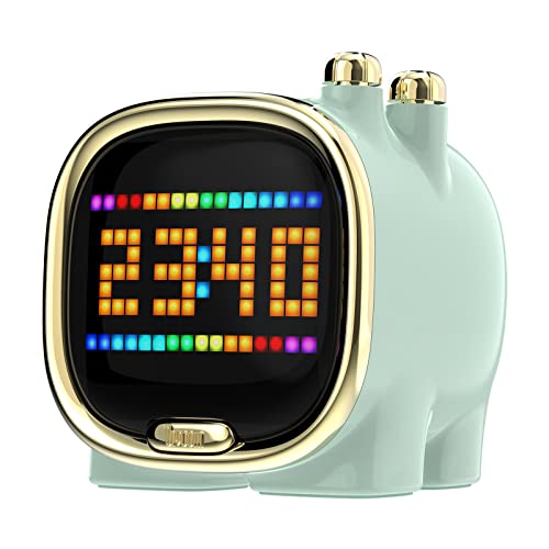 Divoom Zooe Kawaii Bluetooth Lautsprecher mit LED Pixel Art Display,...