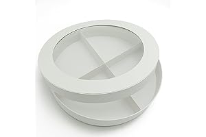 12-Inch Round Paper Mache Box