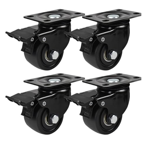 Roulettes pivotantes robustes 3 pouces pour aménagement d'atelier et garage charge 4400 lb