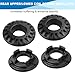 JDMON Rear Upper and Lower Coil Spring Insulator Kit Compatible with Jeep Grand Cherokee 1999 2000 2001 2002 2003 2004 Replacement for 52088346AB 52088402AB