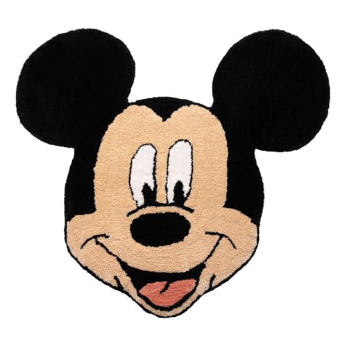 Jay Franco Disney – Tapis décoratif en peluche Mickey Mouse – 1,2 x 0,9 m – Tapis décoratif...