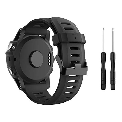 TOPsic Fenix 3 Correa de Reloj, Banda Reemplazo de Silicona Suave Deportiva con Herramientas para Fenix 3 / Reloj Elegante de Fenix 3 HR Multi-Colors